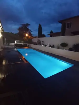 Piscine de l'établissement SPLENDIDE VILLA AVEC PISCINE Gleizé ou située à proximité