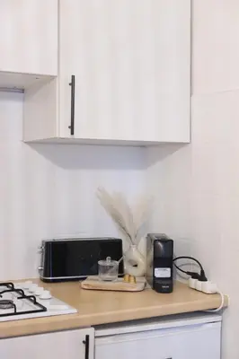 Cuisine ou kitchenette dans l'établissement Studio avec parking privé à 8 min du tram