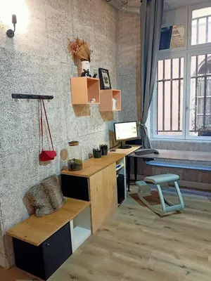 Cuisine ou kitchenette dans l'établissement Appartement