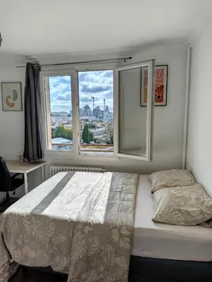 Un ou plusieurs lits dans un hébergement de l'établissement Chambre
