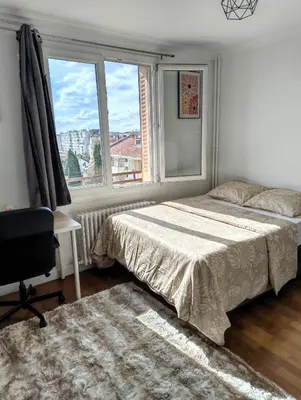 Un ou plusieurs lits dans un hébergement de l'établissement Chambre