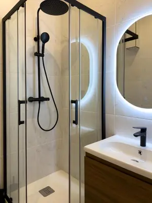 Salle de bains dans l'établissement Le Bellecour - L'instant Lyonnais