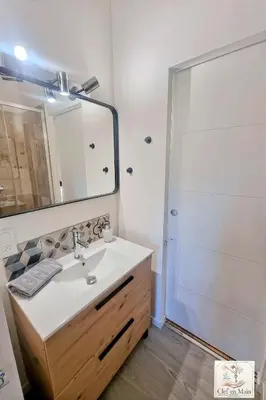 Salle de bains dans l'établissement Instant en Dombes - séjour au calme avec jardin