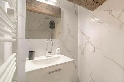 Salle de bains dans l'établissement T1 Cozy Lyon 1er CENTRE Proche métro & Transports