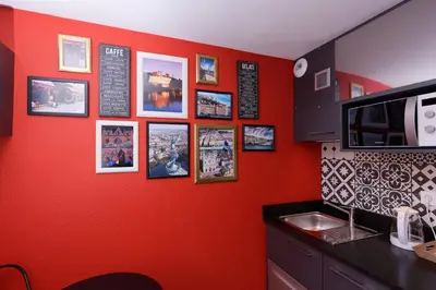 Cuisine ou kitchenette dans l'établissement At home in lyon