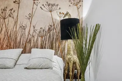 Un ou plusieurs lits dans un hébergement de l'établissement Pop Cordelier - Appartement idéal au coeur de Lyon