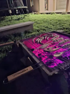 Jardin de l'établissement Landperle, idéal pour les familles et amis