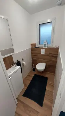 Salle de bains dans l'établissement Landperle, idéal pour les familles et amis