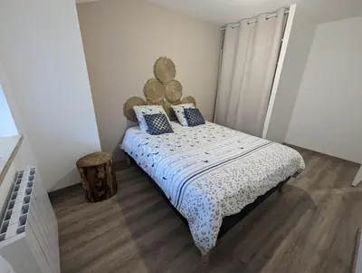 Un ou plusieurs lits dans un hébergement de l'établissement Logement au cœur d'une ferme
