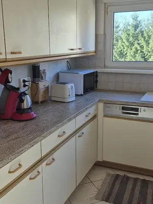 Cuisine ou kitchenette dans l'établissement Prairie
