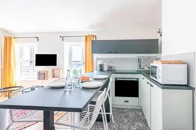 Cuisine ou kitchenette dans l'établissement 