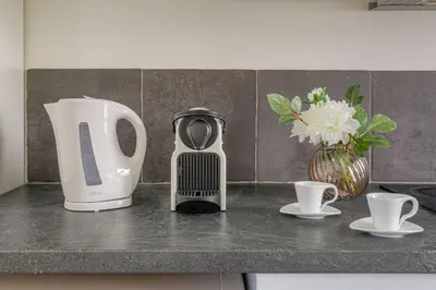 Plateau bouilloire dans l'établissement Appartement business proche gare, Wifi fibre