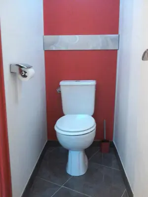 Salle de bains dans l'établissement Dolce Casa
