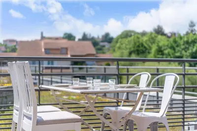 Balcon ou terrasse dans l'établissement Westlodge Dardilly Lyon Nord
