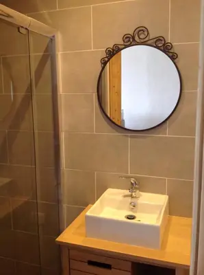 Salle de bains dans l'établissement Cocon au pied de la Croix Rousse