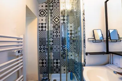 Salle de bains dans l'établissement Lyon Premium- Nid Cosy