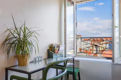 Balcon ou terrasse dans l'établissement Lyon Premium- Nid Cosy