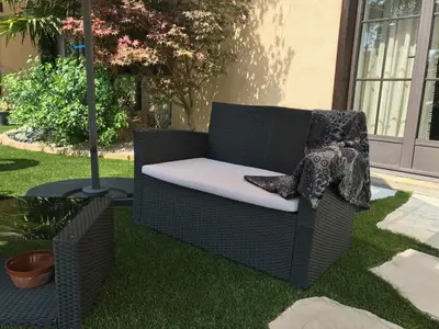 Jardin de l'établissement HOSTELLERIE DES BICHONNIERES