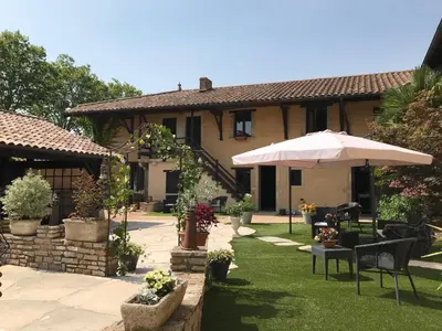 Jardin de l'établissement HOSTELLERIE DES BICHONNIERES