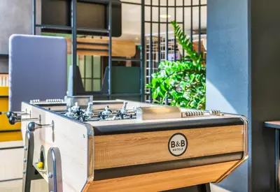 Cuisine ou kitchenette dans l'établissement B&B HOTEL Lyon Centre Part-dieu Gambetta