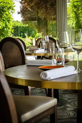 Jardin de l'établissement Hôtel Beau Rivage Condrieu