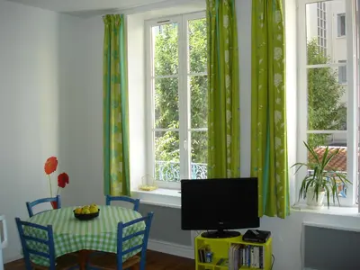 Télévision ou salle de divertissement dans l'établissement Le Croix Rousse Jacquard