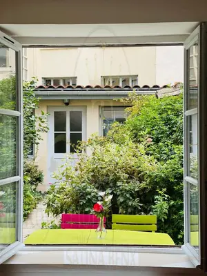 Jardin de l'établissement Le Jardin croix Roussien