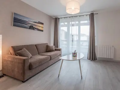 Coin salon dans l'établissement Appart Hôtel Bourgoin