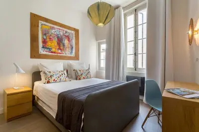 Un ou plusieurs lits dans un hébergement de l'établissement Pearl - Furnished apartment - Downtown Lyon