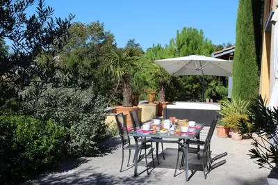 Jardin de l'établissement Le Vallon de Saint André