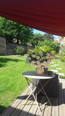 Jardin de l'établissement Le kaolin