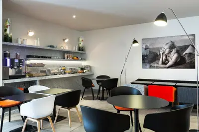 Coin salon dans l'établissement Citadines Presqu'île Lyon