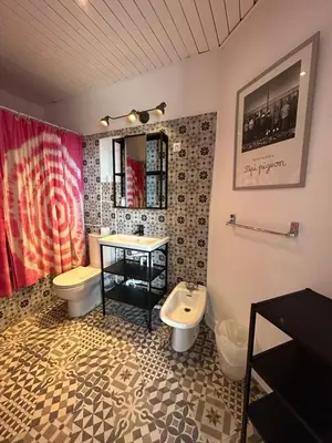 Salle de bains dans l'établissement Hôtel de la Croix-Rousse