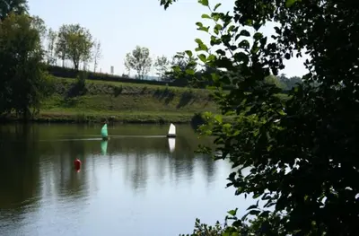 Paysage naturel près de le camping