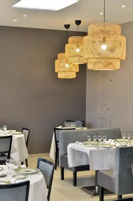 Restaurant ou autre lieu de restauration dans l'établissement Soleil et Jardin