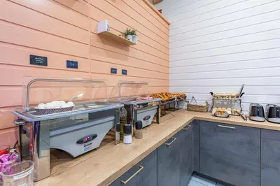 Cuisine ou kitchenette dans l'établissement Appart'City Classic Lyon Part Dieu Villette