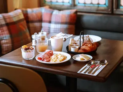 Nourriture dans l'hôtel ou à proximité