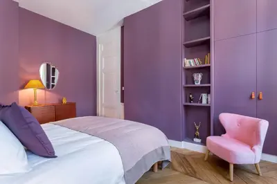 Un ou plusieurs lits dans un hébergement de l'établissement Confort - Furnished apartment - Downtown Lyon