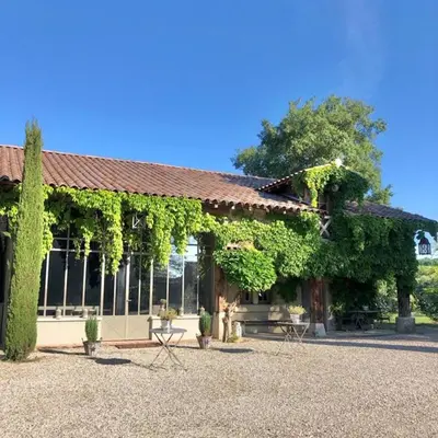 Jardin de l'établissement La Ferme de Gringalet