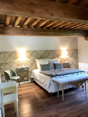 Un ou plusieurs lits dans un hébergement de l'établissement La Ferme de Gringalet