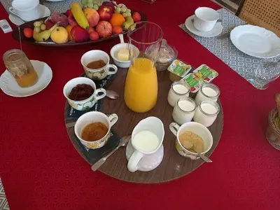 Nourriture dans le B&B/chambre d'hôtes ou à proximité