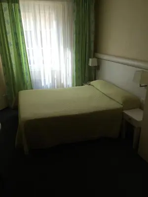 Un ou plusieurs lits dans un hébergement de l'établissement Hotel Elysée
