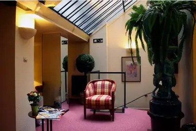 Coin salon dans l'établissement Hotel Elysée