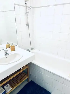 Salle de bains dans l'établissement Chez Marie