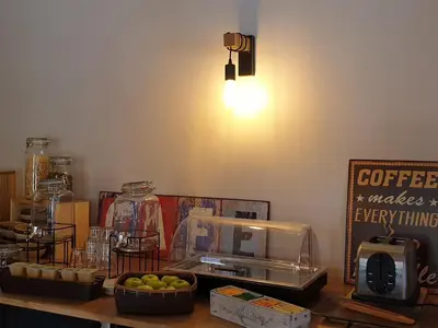 Plateau bouilloire dans l'établissement Le Relais Des Dix Crus - Logis Hôtel