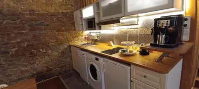 Cuisine ou kitchenette dans l'établissement LOGE DE L'OPERA