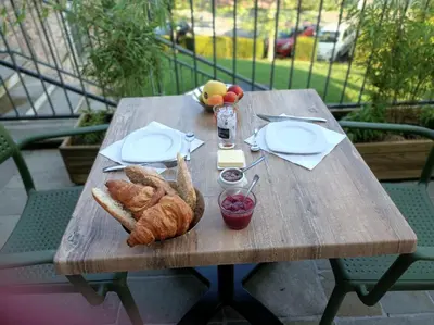 Nourriture dans le B&B/chambre d'hôtes ou à proximité