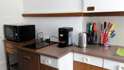 Cuisine ou kitchenette dans l'établissement Bel appartement a vivre