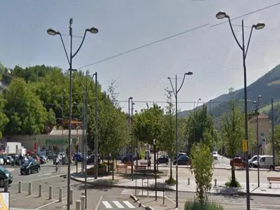 Vue générale sur la montagne ou vue sur la montagne depuis l'appartement