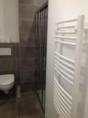 Salle de bains dans l'établissement Charme et Modernité au Cœur de Lyon